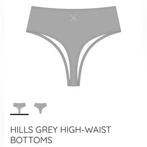 BoutineLA High Waist Bottoms grey size medium